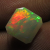 9x9 mm - Emerald Cut Cushion Cut - AAAAAA - Ethiopian Welo Opal Super Sparkle Awesome Amazing Full Colour Fire